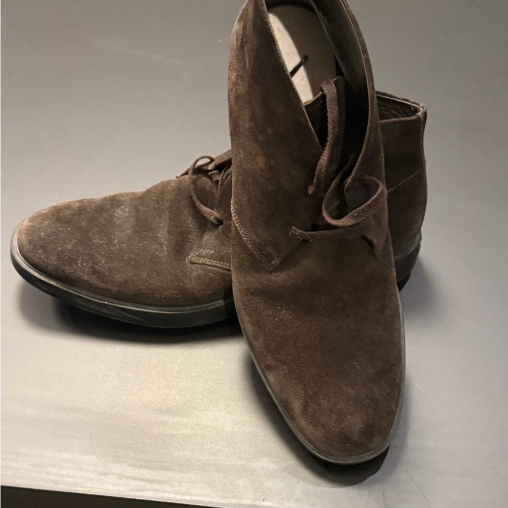 Hogan Brown Suede Ankle Boots